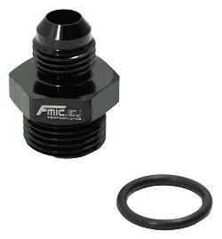Nypel adapter redukcyjny męsko-męski AN8 ORB AN6 JIC Czarny