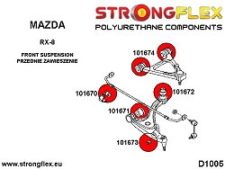 106175B: Zestaw zawieszenia przedniego Mazda RX-8