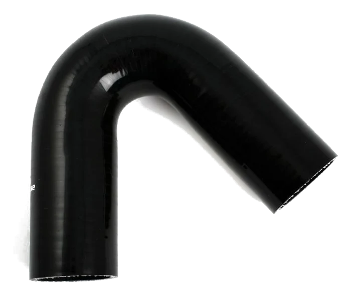 Wąż silikonowy czarny 135 stopni 2,375" (60mm)