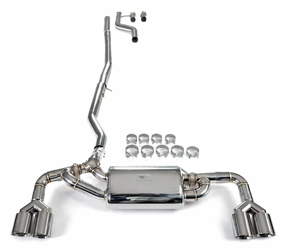 Aktywny układ wydechowy z klapami Cat-Back FMIC.Pro BMW Seria 5 G30 G31 540i 3.0T 2017-2023