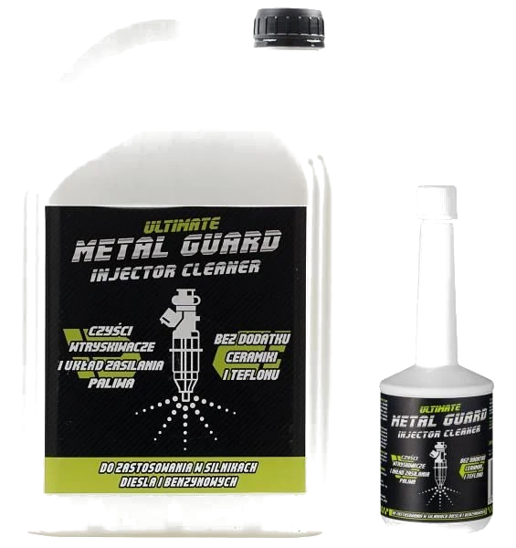 Dodatek Do Paliwa Metal Guard Injector Cleaner CLP czyści wtryskiwacze i układ paliwowy 5L + gratis 200ml