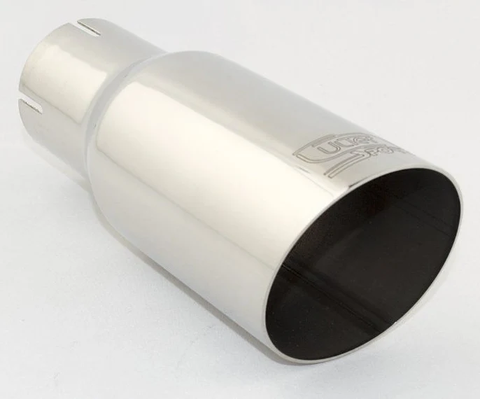 Uniwersalna końcówka tłumika okrągła 76mm długość 120mm średnica montażowa 50mm - N1-76*/50