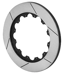 Wilwood 160-12884-GTB GT 36 Straight Vane Rotor Slotted 14.00 Black