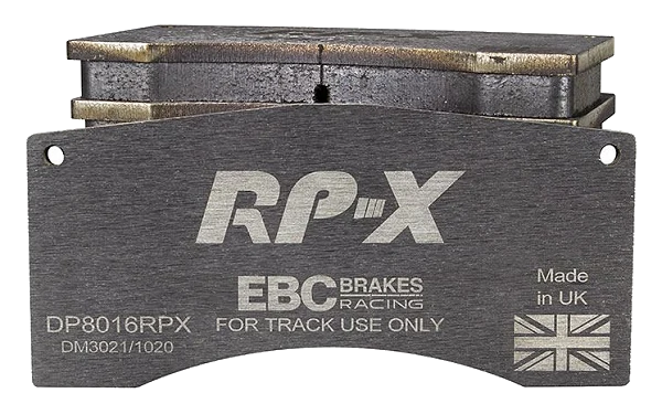 DP8016RPX Sportowe klocki hamulcowe RP-X Racing EBC Brakes Ferrari F355 Mitsubishi Lancer Evo 8 FQ-400 Subaru Impreza Prodrive P1 Ford Saleen Mustang Mitsubishi F355 Challenge Lancer Evo 8