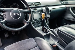 Coolerworx Short Shifter do Audi A4 B6 B7 NSB Bulb czarna