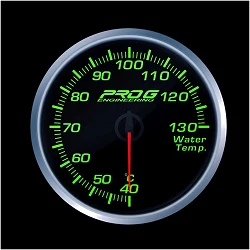 Wskaźnik Pro G Race Series 2 RS, temperatury wody °C GREEN 52mm