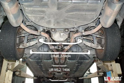 Rozpórka środkowa (Mid Lower Bar) 1406 Ultra Racing Jaguar S-Type 3.0 V6 99-08
