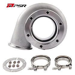 Pulsar PSR Turbine Housing Drop in Precision PTE Ball Bearing V-Band Inlet Outlet 0.82 A/R Stainless Steel for 6266 / 6466 / 6766