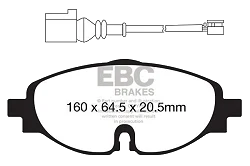 DP52150NDX Klocki hamulcowe BLUESTUFF NDX EBC Brakes Audi A1 GB A3 8V A3 8Y A3 Cabriolet 8V A3 Cabriolet quattro 8V A3 quattro 8V A3 quattro 8Y Q2 Q2 quattro Q3 F3 Q3 quattro F3 TT 8S TT qua