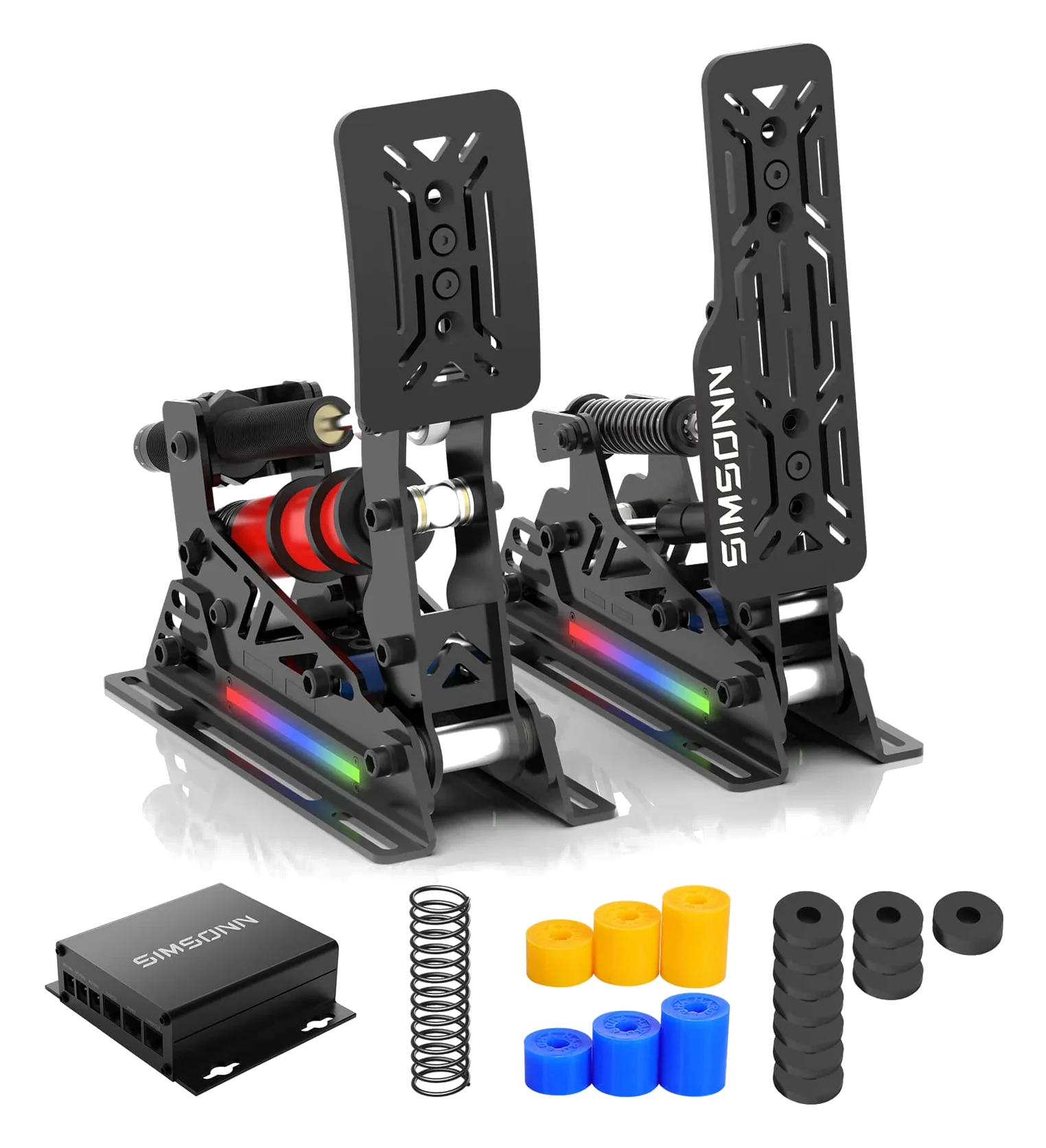Pedalbox Pedały SIMSONN Pro X Ultra Sim Pedały RGB Simracing Symulator