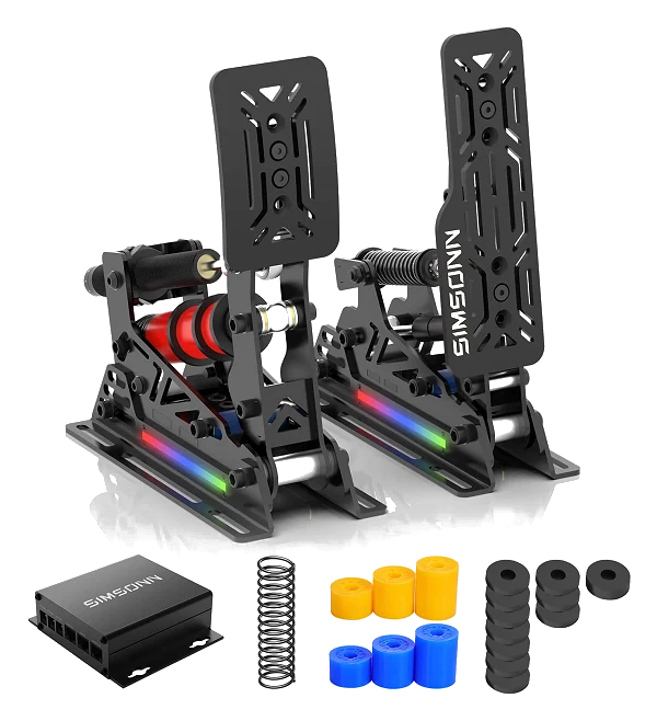 Pedalbox Pedały SIMSONN Pro X Ultra Sim Pedały RGB Simracing Symulator