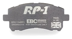 DP81134RP1 Sportowe klocki hamulcowe RP-1 Racing EBC Brakes Subaru Impreza Impreza Sport Legacy BG5 Legacy BE5 Legacy BH5 Legacy BD9 Legacy BG9 Legacy Legacy Outback Subaru Forester SF Impre