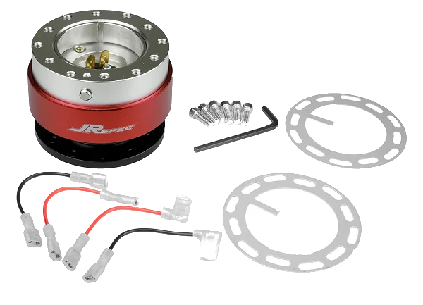 Quick Release JRspec – rozpinka kierownicy Czerwony