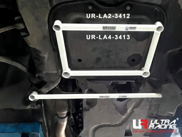 Rozpórka przednia dolna (Front Lower Tiebar) (3412) Ultra Racing BMW E84 (X1) 2.0 4WD 09-15