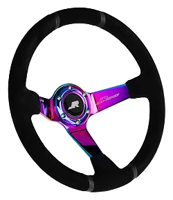 Kierownica sportowa JRspec 350mm odsadzenie 80mm