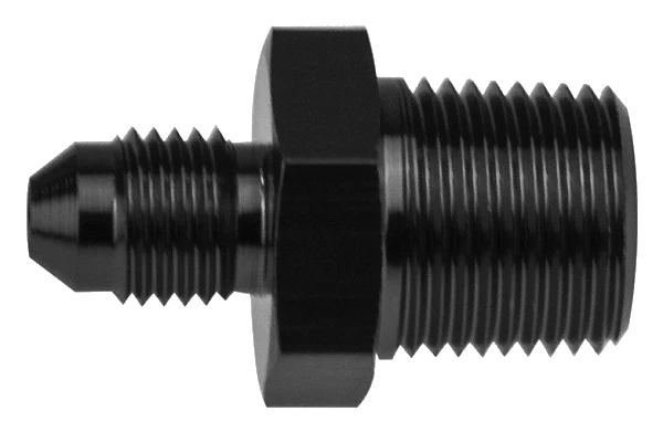 AN10 3/4 NPT Nypel adapter męsko-męski Czarny