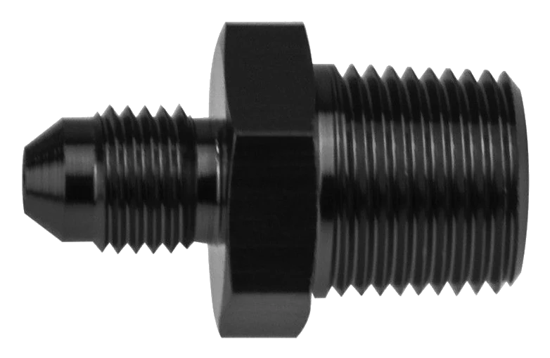 AN10 3/4 NPT Nypel adapter męsko-męski Czarny