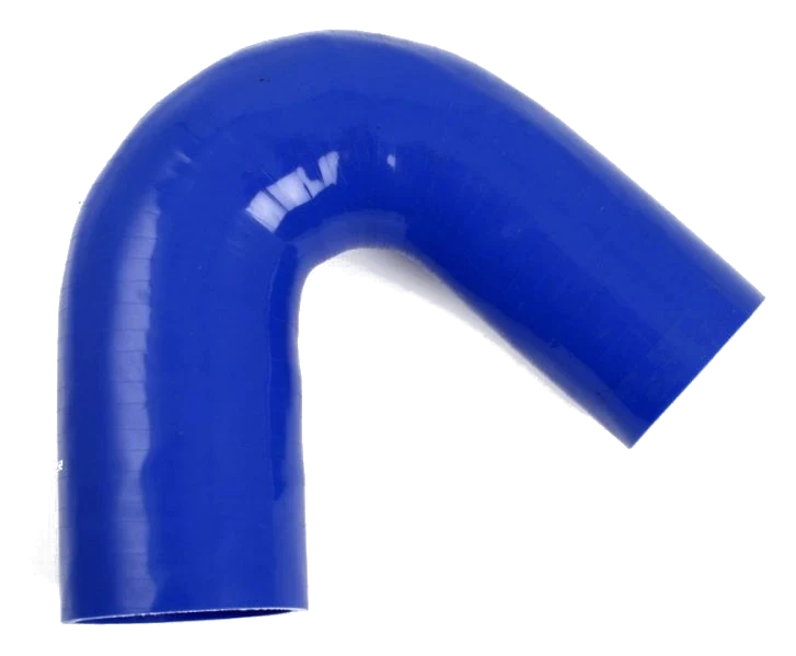 Wąż silikonowy niebieski 135 stopni 3 - 3,5" (76-89mm)