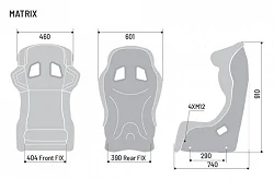 Fotel sportowy Sparco Matrix FIA 8855-2021 Czarny - 008036S.N