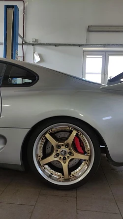 Zestaw Adapterów Zacisków Tył MZR Garage Toyota Supra Lexus SC300 7P0 (Porsche VW Audi) do 345mm Tarcz (Lexus ISF)