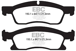 DP42136R Klocki hamulcowe YELLOWSTUFF EBC Brakes Dodge Durango Jeep Gran Cherokee Mercedes-Benz GL350 GL450 X166 GLE300d GLE 350 GLE400 W166 GLS450 GLS550 GLS350D X166 M-class W166 ML250 ML3