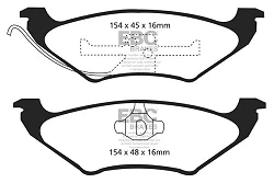 DP61625 Klocki hamulcowe GREENSTUFF EBC Brakes