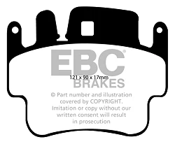 DP81514RP1 Sportowe klocki hamulcowe RP-1 Racing EBC Brakes Porsche Boxster 986 Cayman 987 Porsche 911 996 911 997 Boxster S Cayman 911 996 Carrera 911 996 Carrera 4 911 996 Carrera Targa 91
