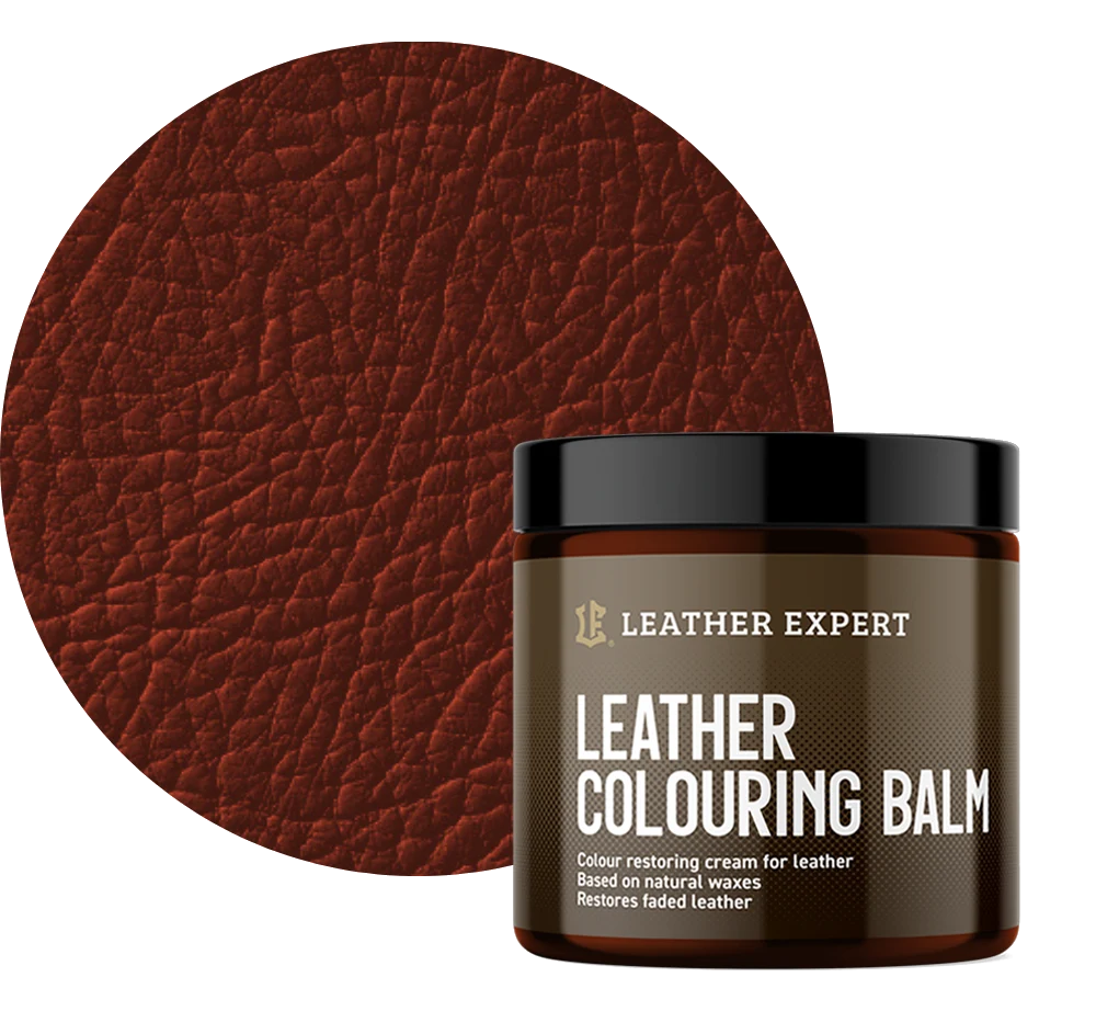 Leather Expert balsam koloryzujący do chłonnej skóry naturalnej - Red Brown czerwonobrązowy 250ml