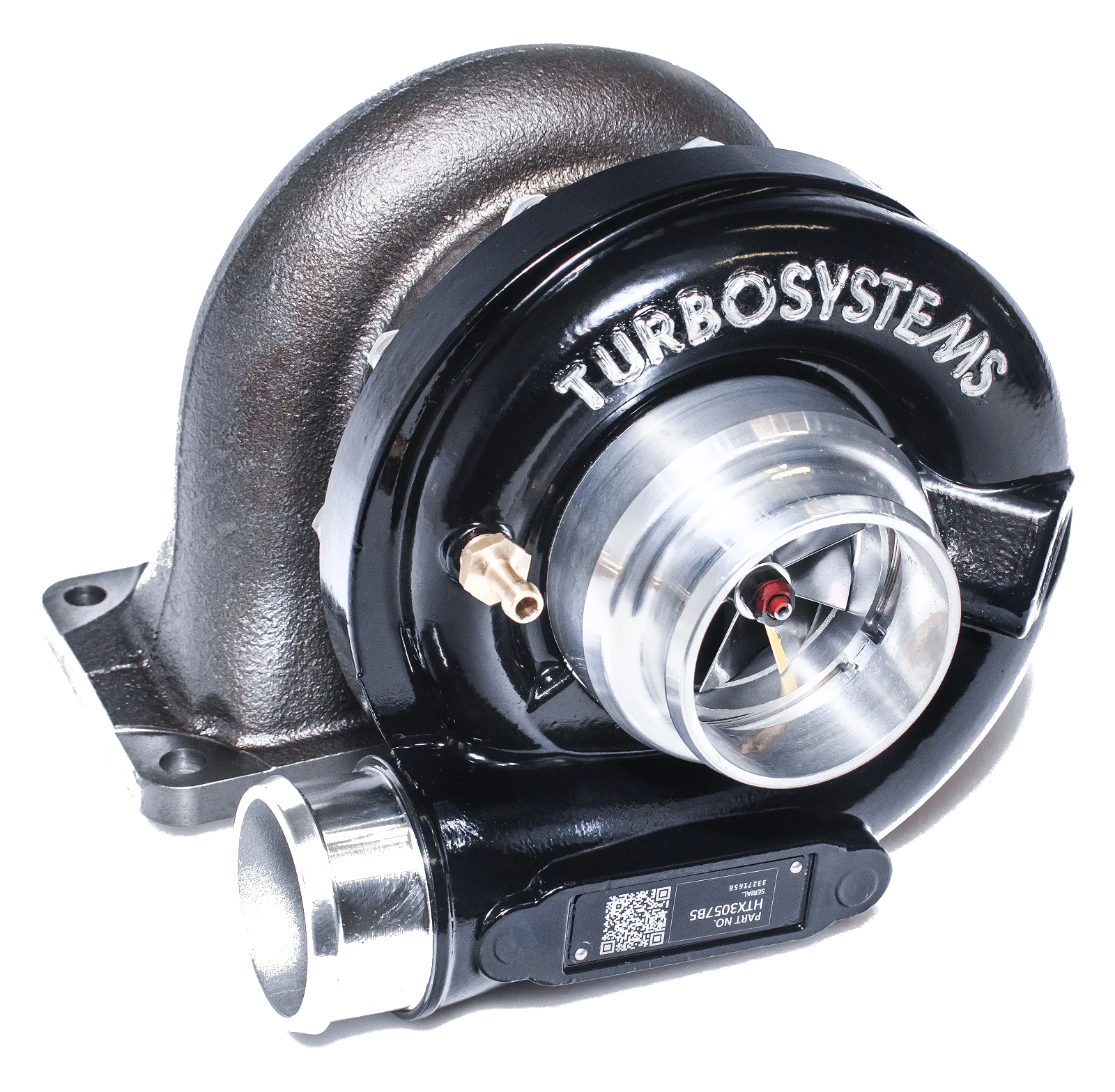 Turbocharger TurboSystems HTX3057B5 air outlet 90 degrees