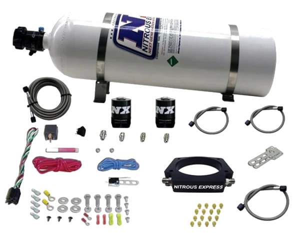 LS 90mm Plate System with 15Lb Bottle for GM Vehicles Nitrous Express NX 20934-15