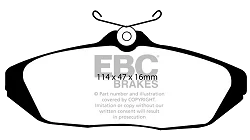 DP31164C Klocki hamulcowe REDSTUFF EBC Brakes Dodge Viper Ford Thunderbird Lincoln Mark VIII MERCURY Cougar Thunderbird Sport Cougar Sport