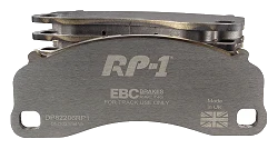 DP82206RP1 Sportowe klocki hamulcowe RP-1 Racing EBC Brakes Porsche 911 991 Cayman 981 Porsche 911 991 911 991/2 Boxster 718 Cayman 718 911 991 GT3 911 991/2 Carrera S 911 991/2 Carrera 4S 9