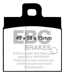 DP192 Klocki hamulcowe ULTIMAX2 EBC Brakes Alfa Romeo Alfasud Alfasud Sprint Sprint Sprint Ti