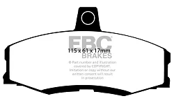 DP438 Klocki hamulcowe ULTIMAX2 EBC Brakes Ford Sierra Sierra Estate Skoda Favorit Felicia Skoda COMMERCIAL Favorit Foreman Felicia Cube Van TIGER Cat Volkswagen COMMERCIAL Felicia PickUp Ca