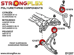 121879B: Tuleja stabilizatora przedniego Peugeot 4007 - 121879B_20 mm