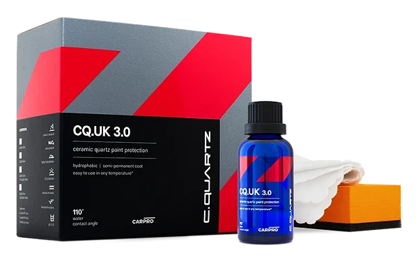 CAR PRO Cquartz UK Edition 3.0 łatwa w aplikacji powłoka kwarcowa 30ml - CPUK3.0-30-1