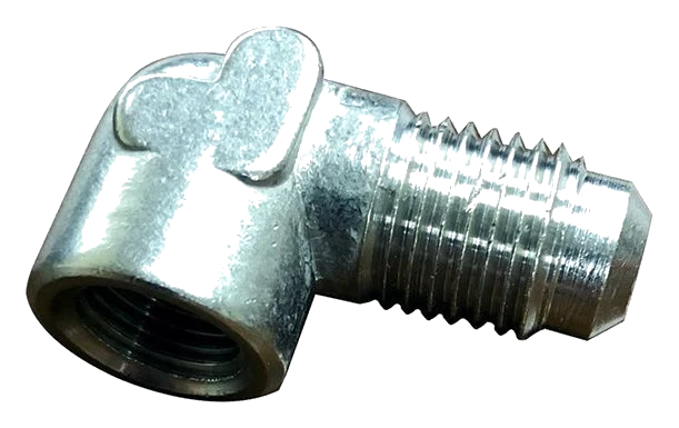 Fitting Adapter 1/8NPT Female to AN4 Male 90 Deg Adapter Nitrous Express NX 16189