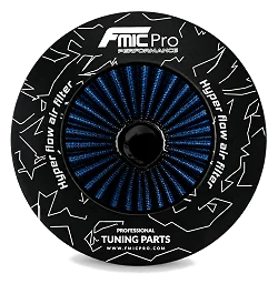 Stożkowy filtr powietrza FMIC.Pro dł. 100mm średnica montażowa 102mm niebieski