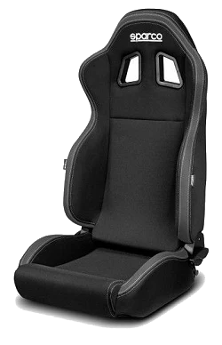 Fotel sportowy Sparco R100 My2022 Czarno-szary - 009014.NG