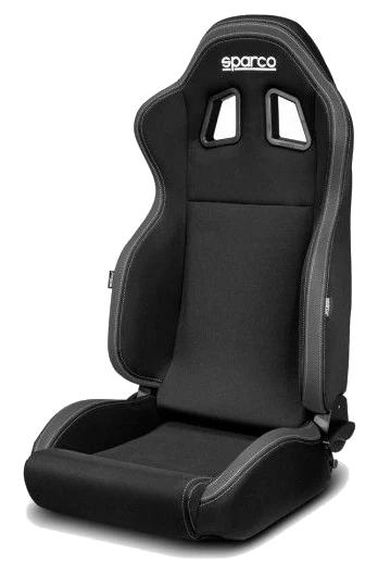 Fotel sportowy Sparco R100 My2022 Czarno-szary - 009014.NG