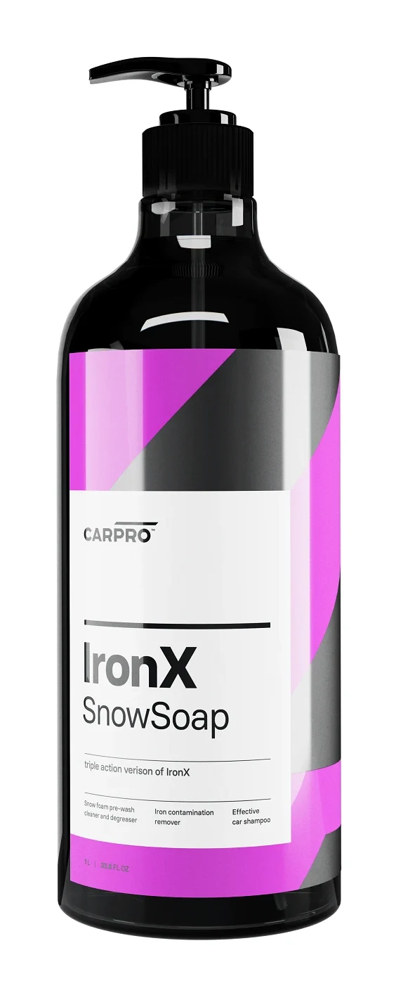 CAR PRO IronX Snow Soap aktywna piana deironizacja usuwanie lotnej rdzy 1000ml 1l