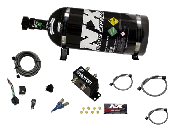 Proton zestaw nitro czarna butla 6.8kg 15lb Nitrous Express NX 20420-15B