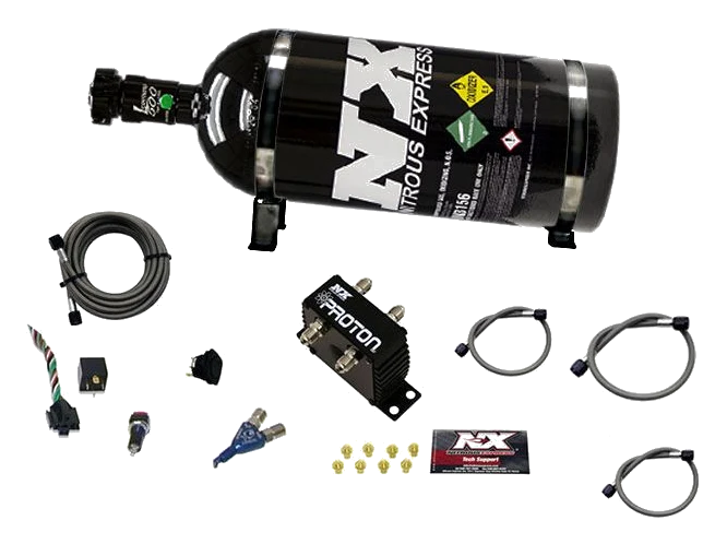 Proton zestaw nitro czarna butla 6.8kg 15lb Nitrous Express NX 20420-15B