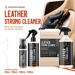 Leather Expert Leather Strong Cleaner silny środek do czyszczenia mocno zabrudzonej skóry gładkiej 200ml