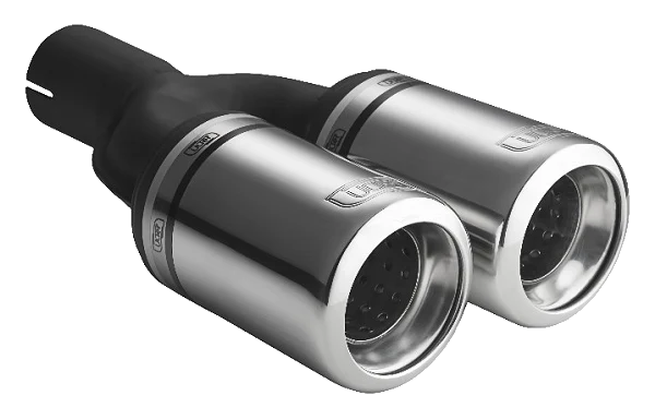 Uniwersalna końcówka tłumika okrągła 80mm długość 200mm średnica montażowa 45mm - N2-07-2/45