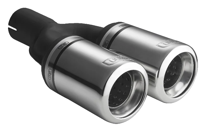 Uniwersalna końcówka tłumika okrągła 80mm długość 200mm średnica montażowa 45mm - N2-07-2/45