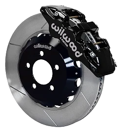 Wilwood 140-14067 AERO6 Big Brake Kit Przedni zestaw hamulcowy 14.25" Nacinany Czarny Dodge Chrysler
