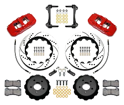 Wilwood 140-13886-DR AERO6 Big Brake Zestaw hamulcowy przedni 14.00 wiercony czarny Ford