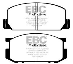 DP402 Klocki hamulcowe ULTIMAX2 EBC Brakes Toyota Celica TA60