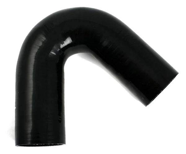 Wąż silikonowy czarny 135 stopni 3,75" (95mm)